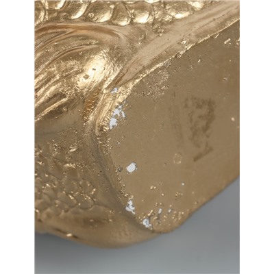 УЦЕНКА Копилка «Рыбка» золотая, 20×12×15 см