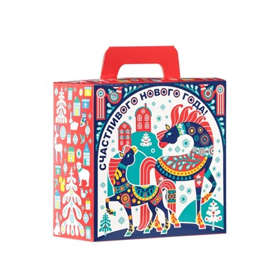 Сладкий новогодний подарок «Гжель», детский, 650 г