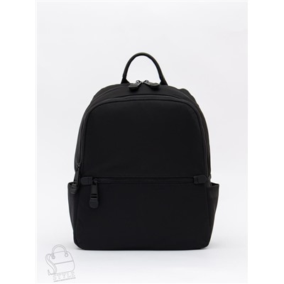 Рюкзак женский кожаный 898-171PE black Polina&Eiterou