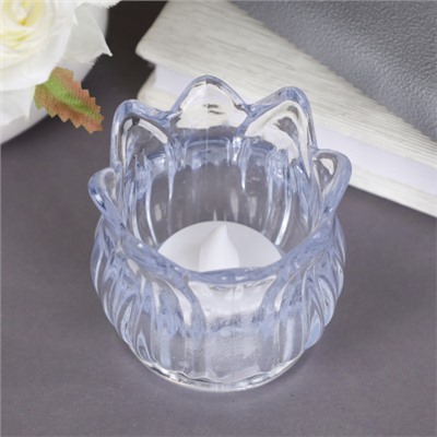 Свеча светодиодная 7 см / VFR-115 /уп 6/240/прозрачная