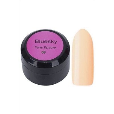 Bluesky Гель-краска для ногтей / Classic 08, крем-брюле, 8 мл KRISTALLER, 1109230