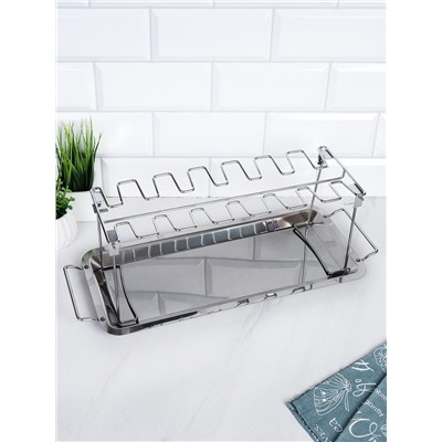 Подставка для запекания курицы гриль в духовке с поддоном / TK-147 /уп 25/