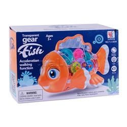 Рыбка (свет, звук) на батарейках, в коробке