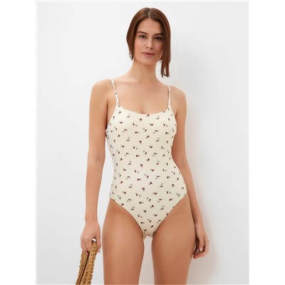 Купальник женский слитный MIST «Цветы», размер L