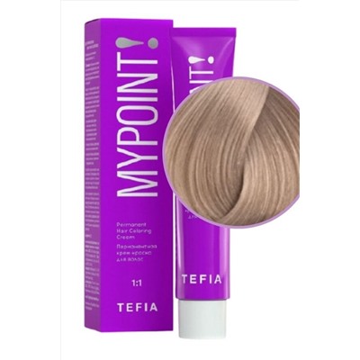 TEFIA Mypoint 9.87 Гель-краска для волос тон в тон / Очень светлый блондин коричнево-фиолетовый, безаммиачная, 60 мл KRISTALLER, 1114506