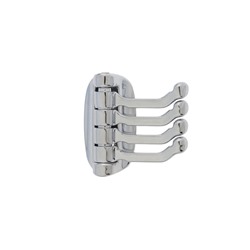 Крючок мебельный CAPPIO OCTOPUS, четырехрожковый, цвет хром