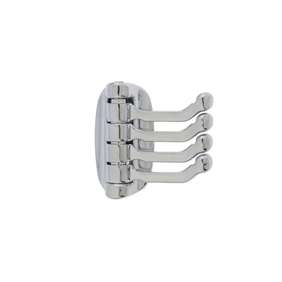 Крючок мебельный CAPPIO OCTOPUS, четырехрожковый, цвет хром