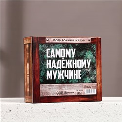 Гель для душа «Надёжному мужчине», набор 4×100 мл, Чистое счастье