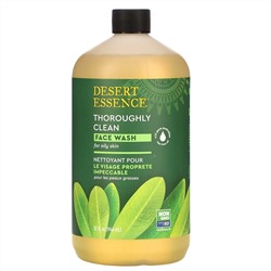 Desert Essence, Средство для глубокого очищения кожи лица, 32 жидких унции (946 мл)