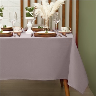 Скатерть Этель Kitchen 150×110 см, цвет сиреневый, 100% хлопок, саржа 220 г/м²