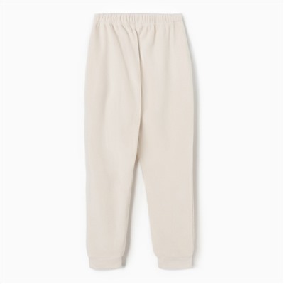 Брюки флисовые мужские спортивные MINAKU: Fleece Soft, размер 52, бежевые