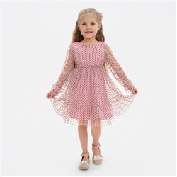 Платье сетка KAFTAN, размер 36 (134-140 см), розовый