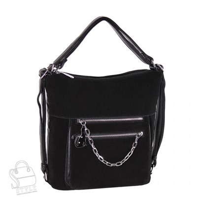 Рюкзак женский 3352AA black Polina&Eiterou/50