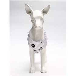 Футболка для животных «Мишка», M (ДС 30, ОГ 42 см), белая