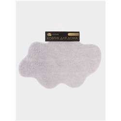 Коврик Savanna Cloud, 58×82 см, ворс 2 см, микрофибра, серый