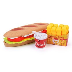 Игровой набор продуктов "Fast Food" в коробке