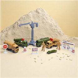 Набор машин "Военный город" в коробке