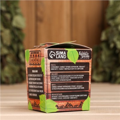 Набор эфирных масел 10 мл «В бане и душа отдыхает» пихта, эвкалипт, можжевельник, мята