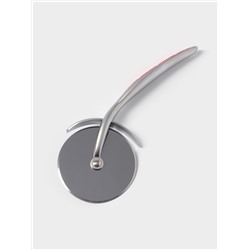 Нож для пиццы и теста Доляна Redline, d=6.5 см, нержавеющая сталь, красный