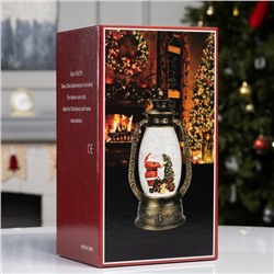 Фигура светодиодная «Дед Мороз» 26×14×12 см, от бат. батарейки ААx3 (не в комплекте), USB, свечение тёплое белое