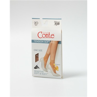 Полиамидные CONTE TENSION SOFT 20  Носки женские