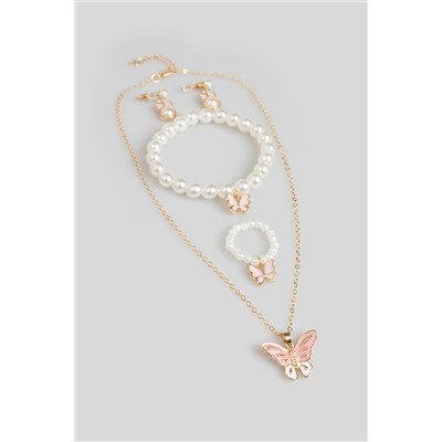 Набор (Бусы+Браслет+Кольцо+Серьги) ACOOLA, 1092712