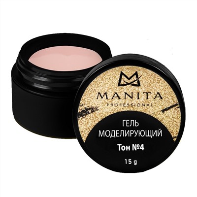 MANITA Однофазный моделирующий гель для наращивания №4, 15 г