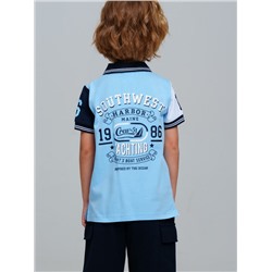 Джемпер трикотажный с воротником поло для мальчиков