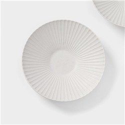 Тарелки Magistro Jarwah Lausanne, 600 мл, 21.5×5 см, глубокие, набор 2 шт., фарфор, белые