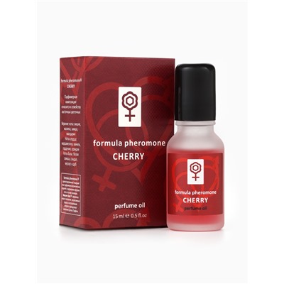 Парфюмерное масло женское с феромонами Formula Pheromone Cherry, 15 мл (по мотивам Cherry In The Air (Escada)
