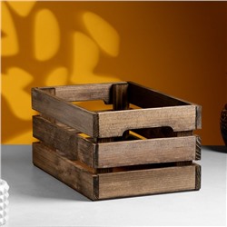 Подарочный ящик, 30×20×14.5 см, деревянный, цвет палисандр