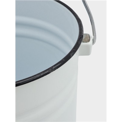 УЦЕНКА Ведро, 12 л, без крышки, белое