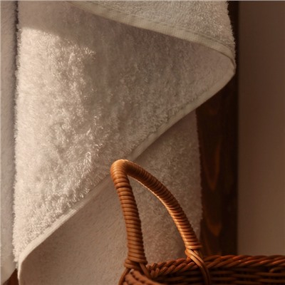 Полотенце махровое «Этель. Терри», 70×140 см, 100% хлопок, 430 г/м², белое