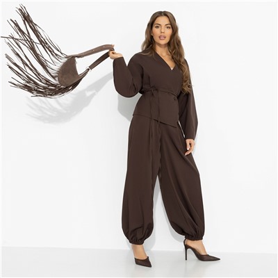 Брючный костюм дизайнерский, Стиль говорит (2 в 1)