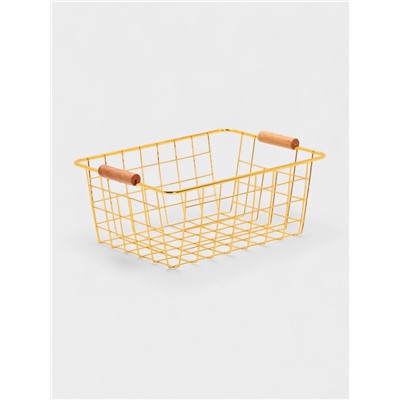 Корзина для хранения "Голден" 24.5*18*10 см, цвет золотой