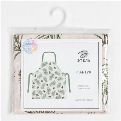 Фартук Этель Christmas tree 60×70 см, 100% хл, саржа 190 г/м²