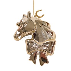 Новогоднее подвесное украшение из фарфора 5,7x2,2x8,6см