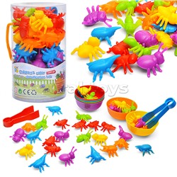 Настольная игра-сортировщик "Насекомые" в тубусе