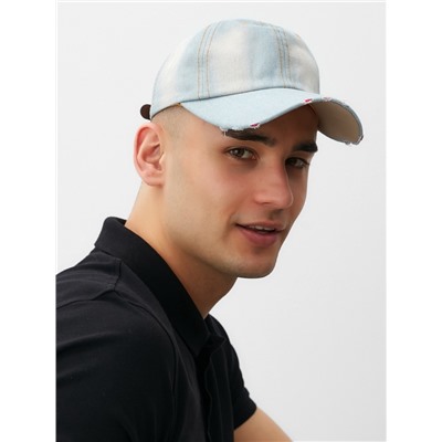 Бейсболка MINAKU Jeans, размер 58, голубая