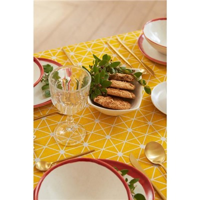 Скатерть «Доляна. Паутина», 145×200±3 см,100% п/э, рогожка 130 г/м