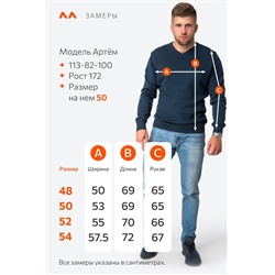 Мужской джемпер с V-вырезом Happyfox