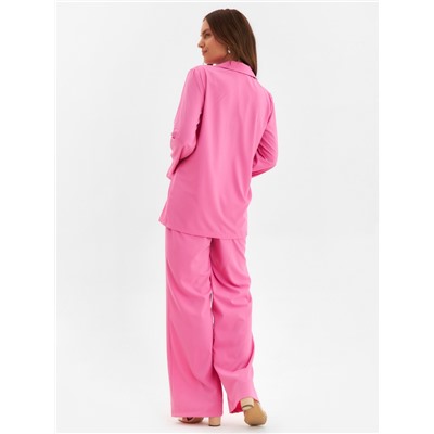 Костюм женский (жакет, брюки) MINAKU: Green trend, размер 42, ярко-розовый