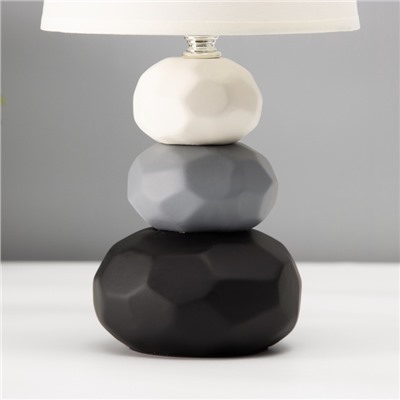 Настольная лампа с абажуром RISALUX «Маркета», Е14, 40 Вт, 18×18×33.5 см