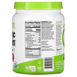 Orgain, Organic Protein Powder, Plant Based, Vanilla Bean, 1.02 lb (462) g