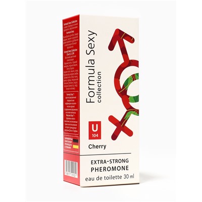 Туалетная вода женская с феромонами Formula Sexy collection Cherry U104, 30 мл