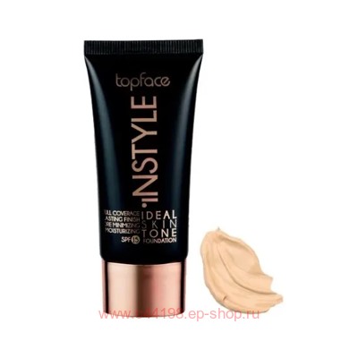 TopFace Instyle Тональный крем для лица Ideal Skin Tone Foundation Spf15 тон 002 светло-бежевый PT 458