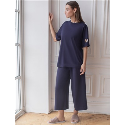 Футболка оверсайз с принтом из премиального 100% хлопка