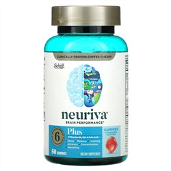 Schiff, Neuriva Brain Performance, Plus, Strawberry, 50 Gummies