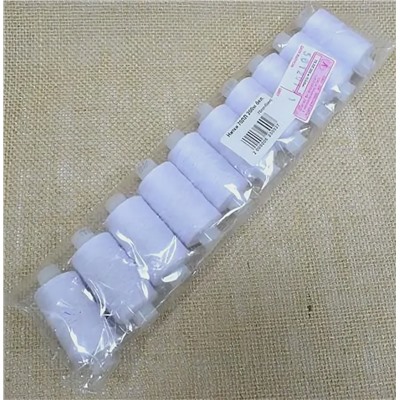 Набор белых ниток 10шт