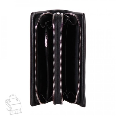 Клатч мужской кожаный 20937 black Pratero